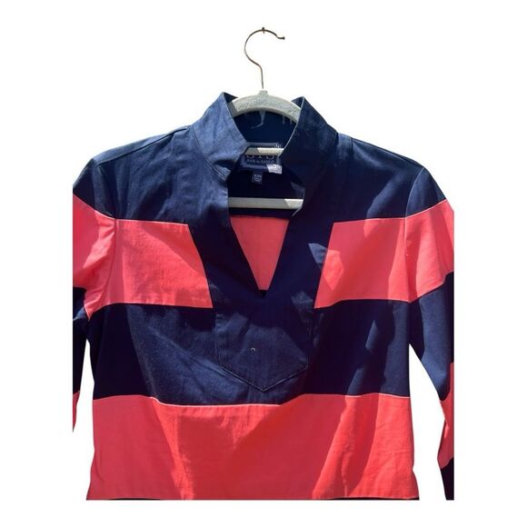 Sail to Sable tunic/dress navy and peach, size XXS preppy coastal fall - Picture 3 of 4